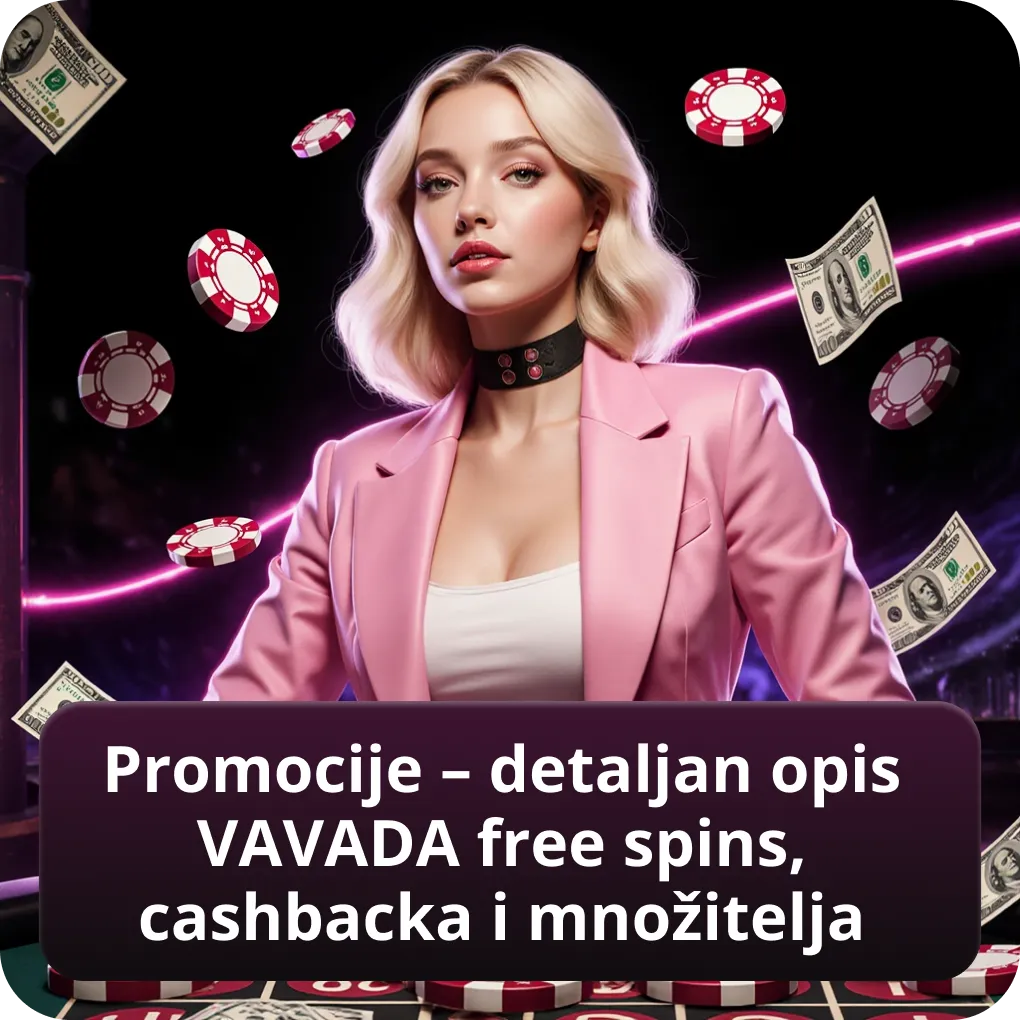 Promocije – detaljan opis VAVADA free spins, cashbacka i množitelja